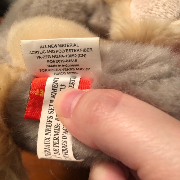 Adventure Planet Wolf Pup - Gray Beige Tan - Big Sparkle Eyes - Picture 10 of 10